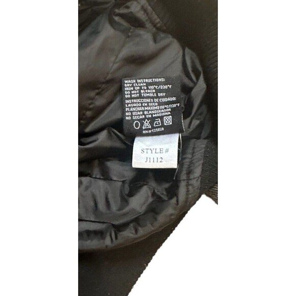 YMI black white check plaid pattern jacket coat full zipper short cool street - Picture 5 of 16